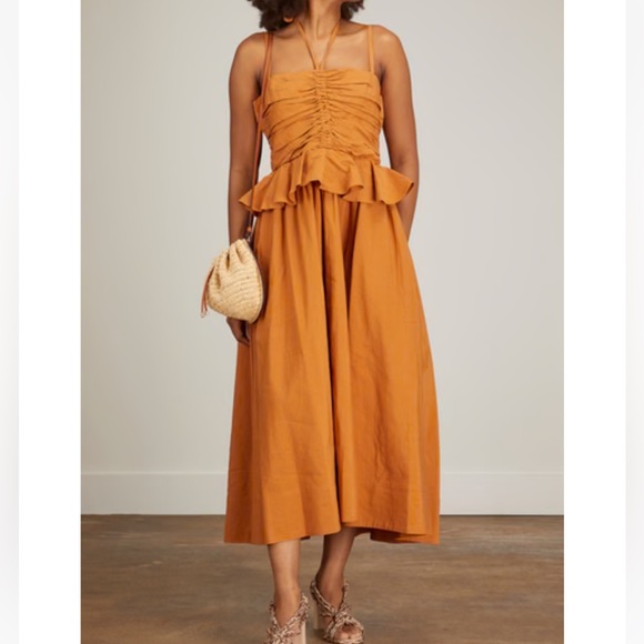 NWT Ulla Johnson Anastasia Dress in Chamomile - Picture 3 of 10